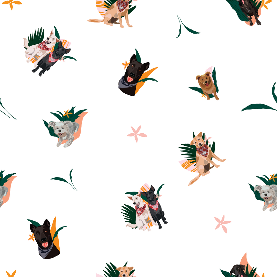 Bandana "The Bali Dogs"