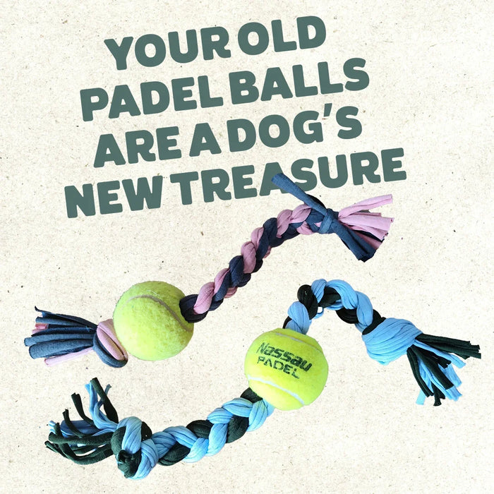 Giving Old Padel Balls a Second Life: Our Journey to Sustainable Dog Toys