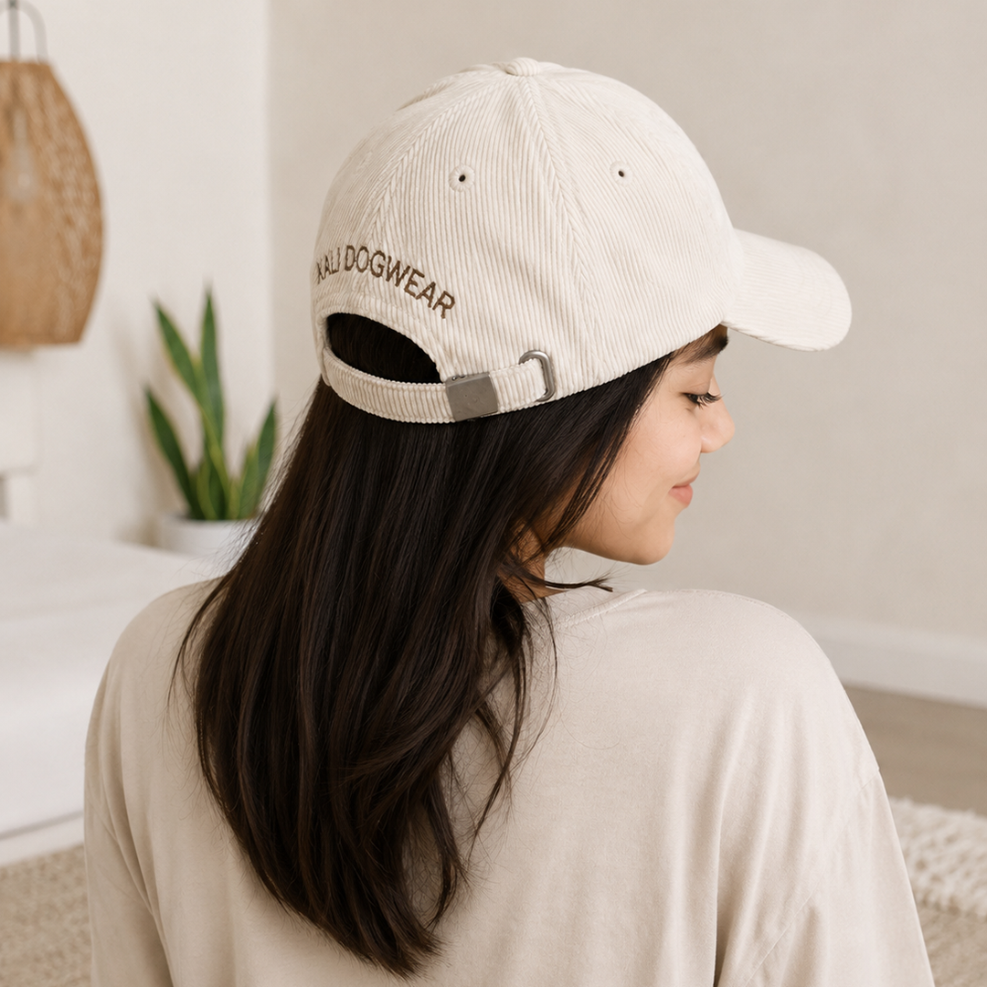 Corduroy Hat "Coffee & Dogs"