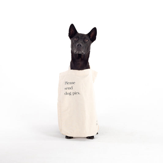 Tote Bag "Send dog pics"